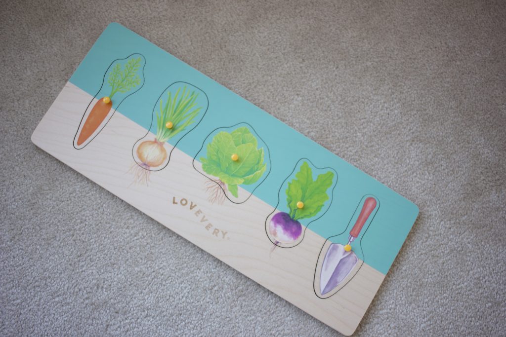 Veggie Puzzle with small knobs