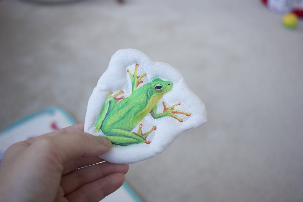 Quilted frog