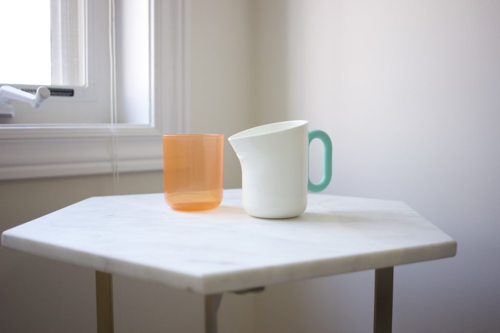 water and pitcher