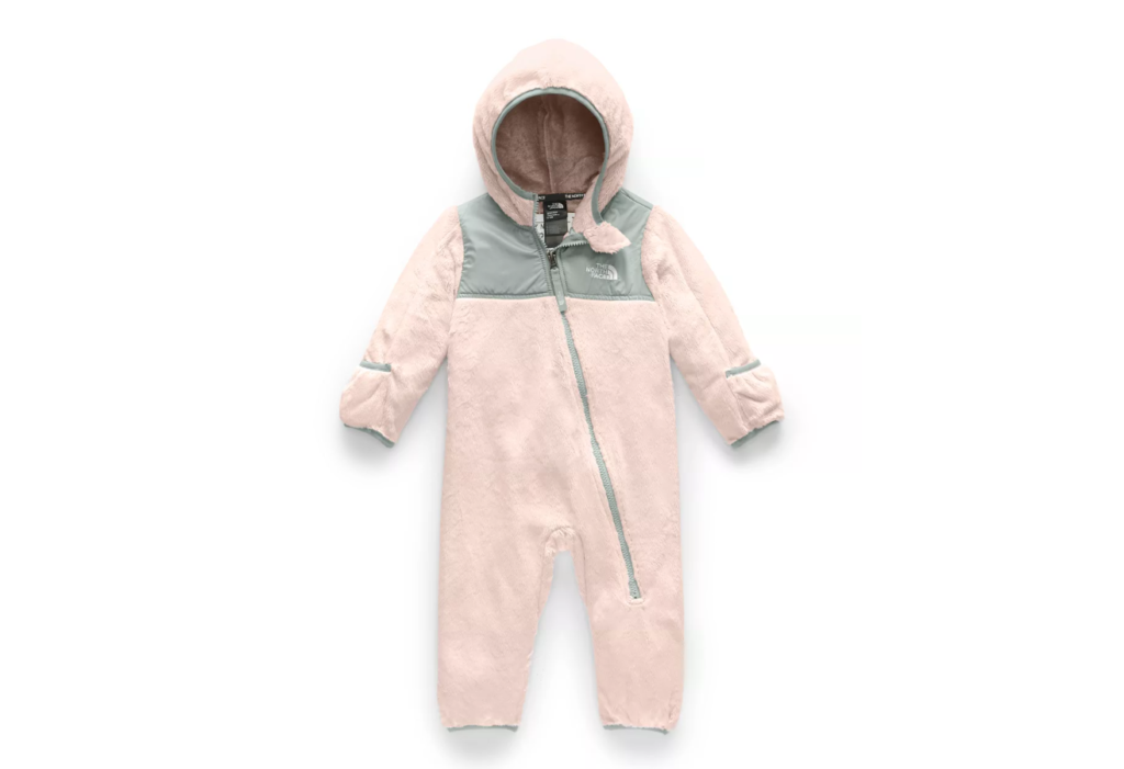 The North Face one piece fleece suit